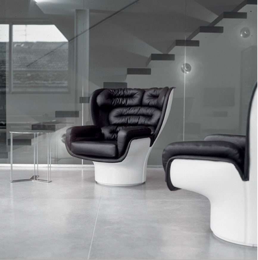 Italian Longhi Elda Sofa Chair Space Chair Creative Armrest Lounge Chair Fiberglass Reinforced Plastic Irregular-shaped Sofa Chair Model Room Chair