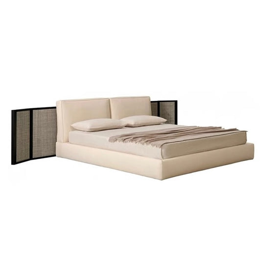 Italian Porro Double Bed Simple Fashion Bedroom Byron Bed Fabric Bed