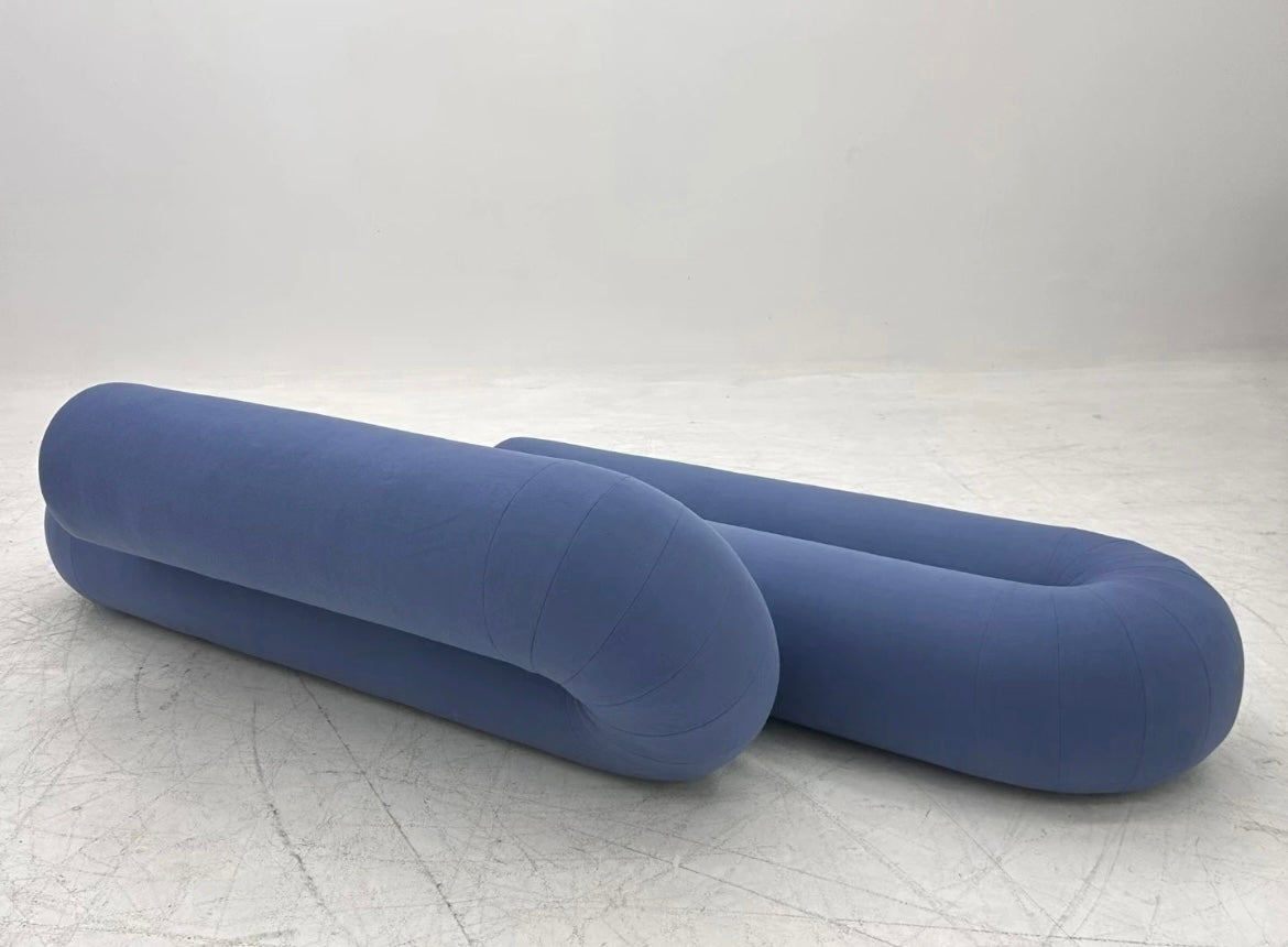 Serpentine Sofa Irregular-shaped Paperclip Sofa Hotel Lobby Design Sofa