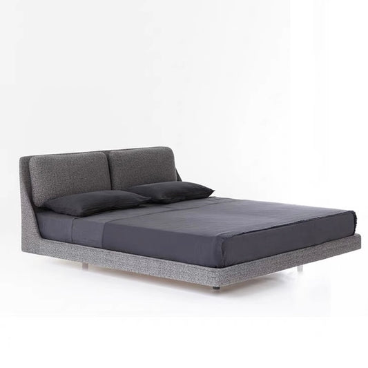 Italian Minimalist Fabric Bed Porro Makura Double Bed Modern Master Bedroom Bed