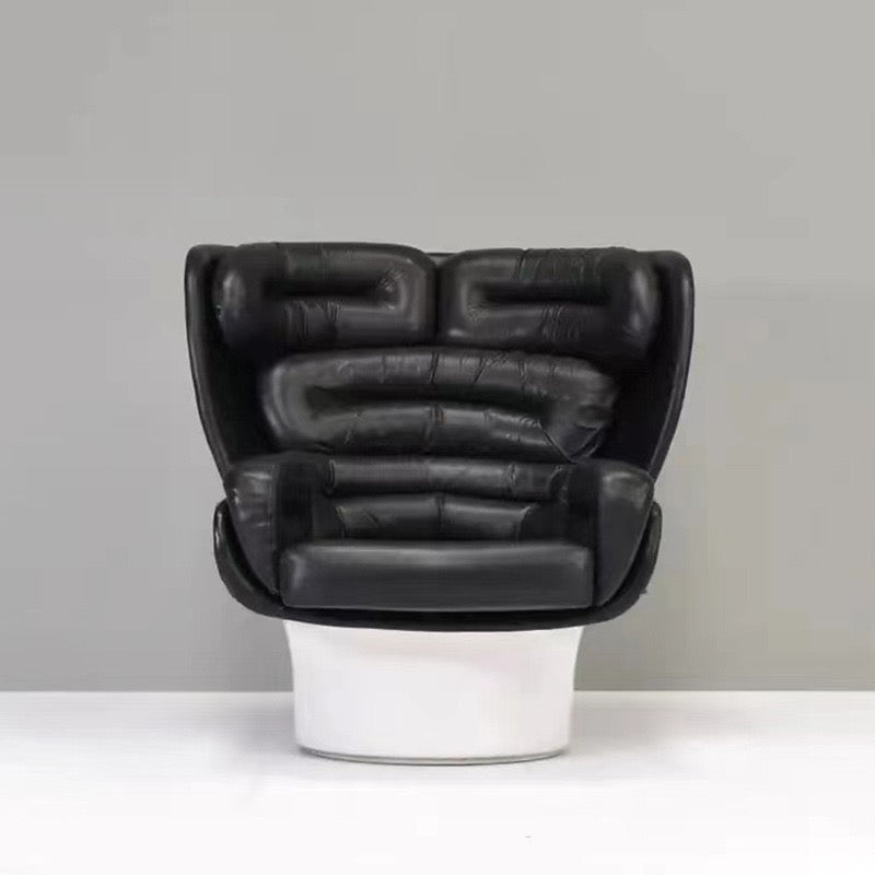 Italian Longhi Elda Sofa Chair Space Chair Creative Armrest Lounge Chair Fiberglass Reinforced Plastic Irregular-shaped Sofa Chair Model Room Chair