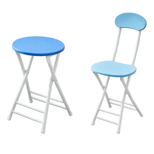 Customized  Modern Simple Backless Metal Folding Dining Chair, Bar Training Dormitory Leisure Restaurant Writing Chair