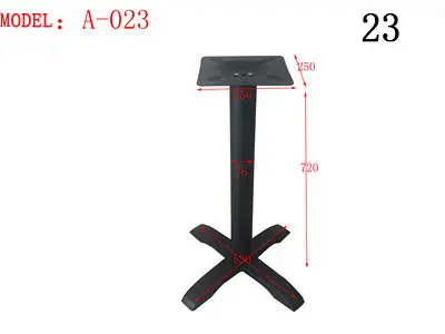 Customized Metal Brackets Round Furniture Legs Light Luxury Milk Tea Shop Steel Iron Table Legs