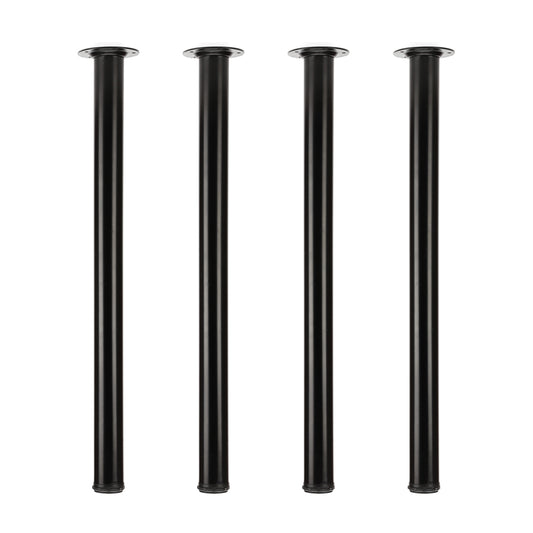 QLLY Adjustable Tall Metal Desk Legs, Office Table Furniture Leg Set, Set of 4