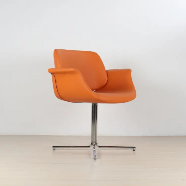 Customized Negotiation Chair Beauty Salon Store Reception Simple Leisure Chair Household Restaurant Leather Dining Chair