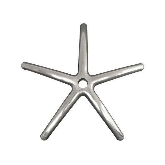 Customized Modern Metal Swivel Luxury Stainless Steel Swivel Chair 5 Star Stable Chair Base Office Aluminum Chair Base