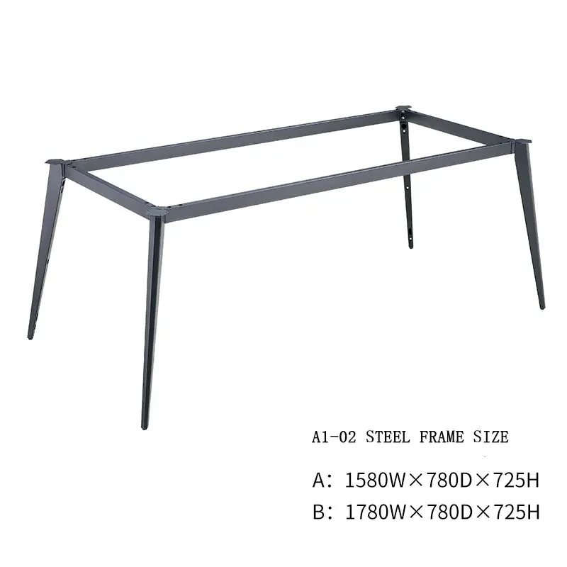 Customized Simple Manager Table Legs Metal Steel Frame Wrought Iron Stainless Steel Table Legs