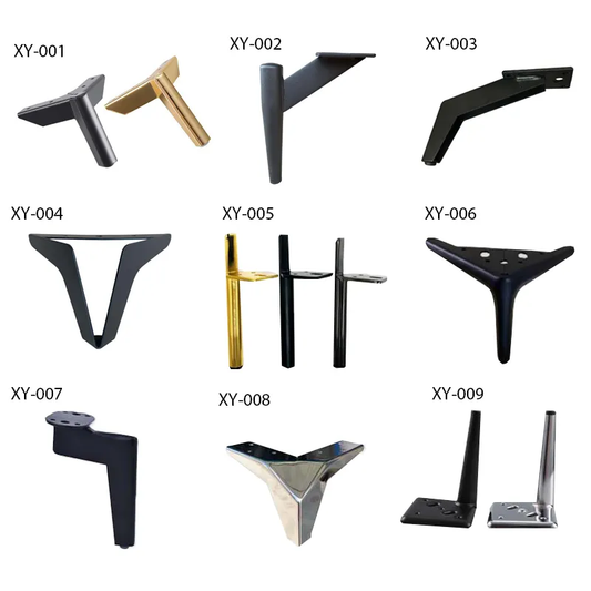 Customized Modern Sofa feet Screw Iron Metal Desk Legs Feet Furniture Leg Sofa Cabinet Bed Hardware Feet