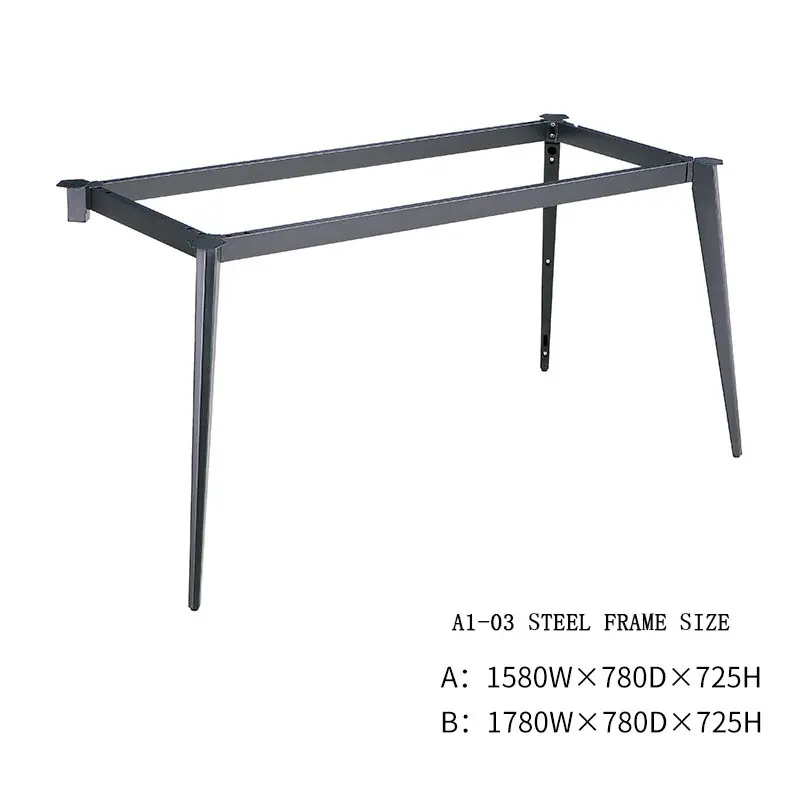 Customized Simple Manager Table Legs Metal Steel Frame Wrought Iron Stainless Steel Table Legs