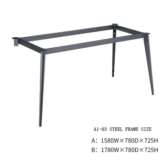 Customized Simple Manager Table Legs Metal Steel Frame Wrought Iron Stainless Steel Table Legs
