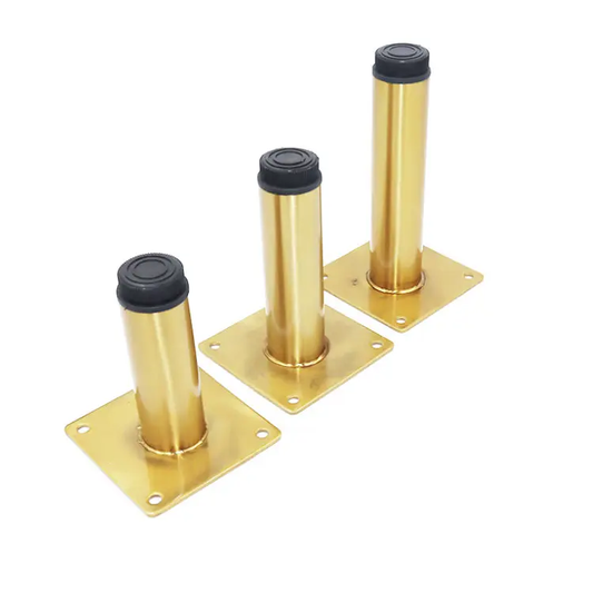 Customized Stainless Steel Adjustable TV Cabinet Cabinet Tea Table Sofa Support Leg Metal Furniture Hardware Leg