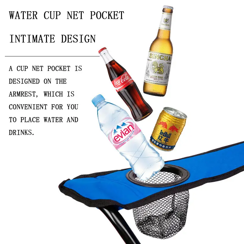 Customized  Armrest Picnic Portable Outdoor Folding Chair Sketch Casual Beach Chair Fishing Folding Chairs