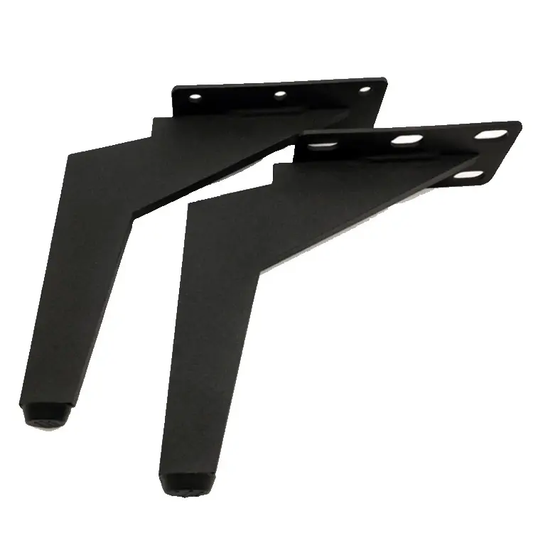 Customized Black Thickened Sofa Metal Support Feet Tea Table Adjusting Feet 7-shaped Sickle Furniture Hardware Feet