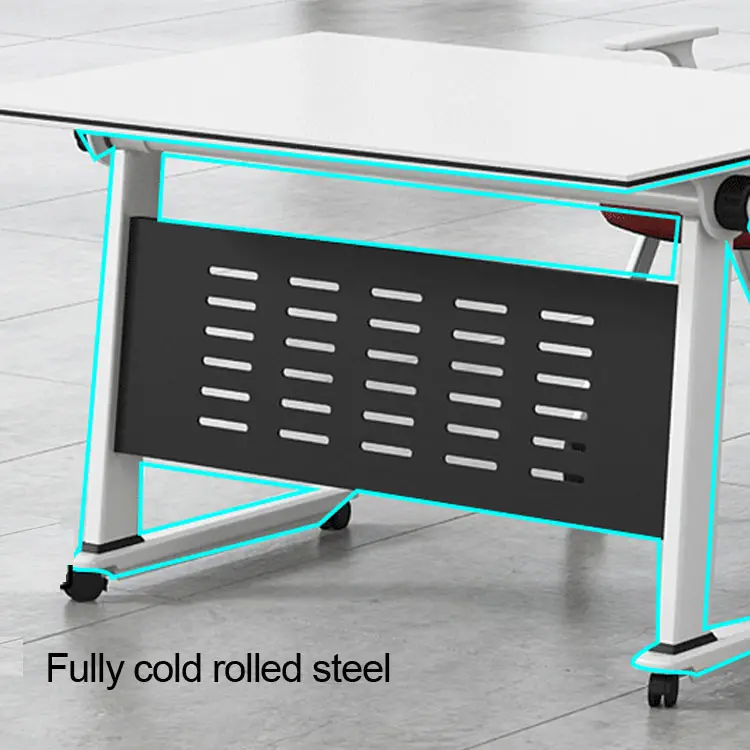 Customized Folding Training Table Removable Long Table With Wheels With Multi-function