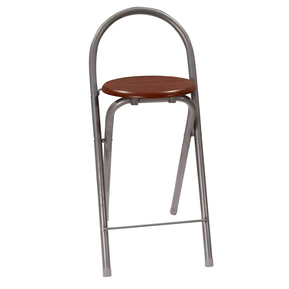 Customized  Wholesale Cheap Simple Backless Metal Folding Dining Chair, Bar Training Dormitory Leisure Restaurant Writing Chair