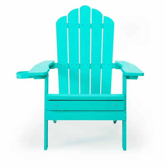 Customized  HIPS American Folding Plastic Wooden Frog Chair Adirondack Chair On The Beach
