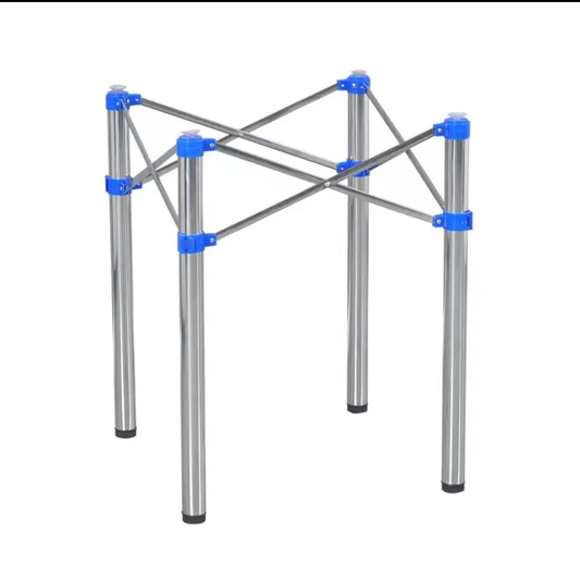 Customized Round Telescopic Table Stand Foldable Table Leg Bracket Stainless Steel Dining Table Feet