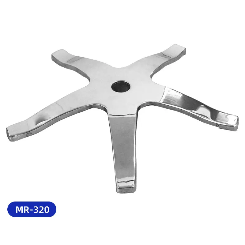 Customized Office Chair Accessories Gaming Swivel Chair Electroplating Base Executive Chair Chrome Base