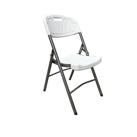Customized  HDPE Event Wedding Banquet Foldable White Garden Chairs, Folding Plastic Chair With 350 Pound Capacity