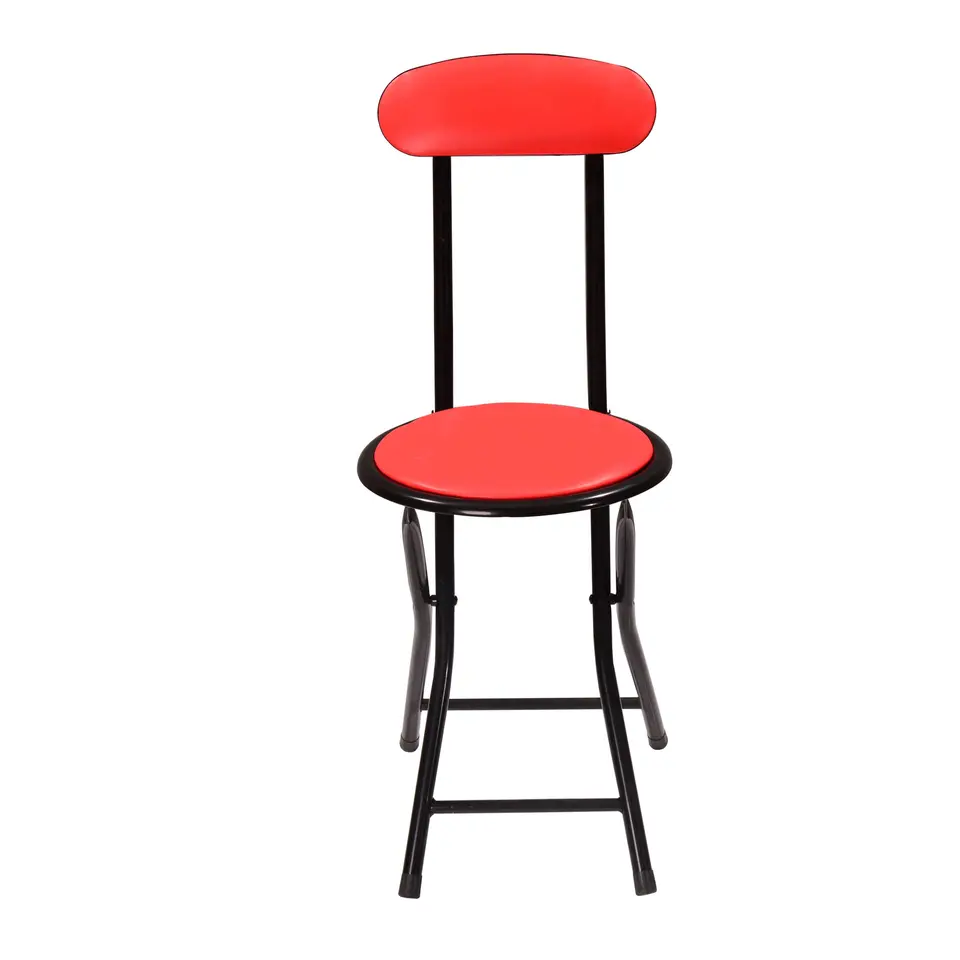 Customized  Wholesale Cheap Simple Backless Metal Folding Dining Chair, Bar Training Dormitory Leisure Restaurant Writing Chair