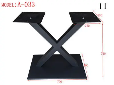 Customized Metal Brackets Round Furniture Legs Light Luxury Milk Tea Shop Steel Iron Table Legs